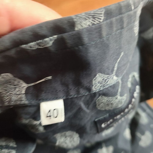 Cavallaro Napoli women's blue printed shirt like new
