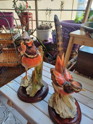 Decorative pheasant set used