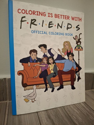 Friends βιβλίο ζωγραφικής Coloring Is Better with Friends