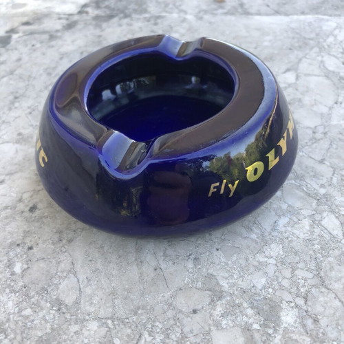 Olympic Airways ashtray like new, 12cm diameter
