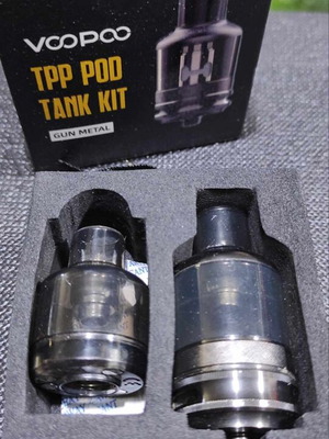Voopoo TPP Pod Tank Kit used, 5.5ml, Gun Metal