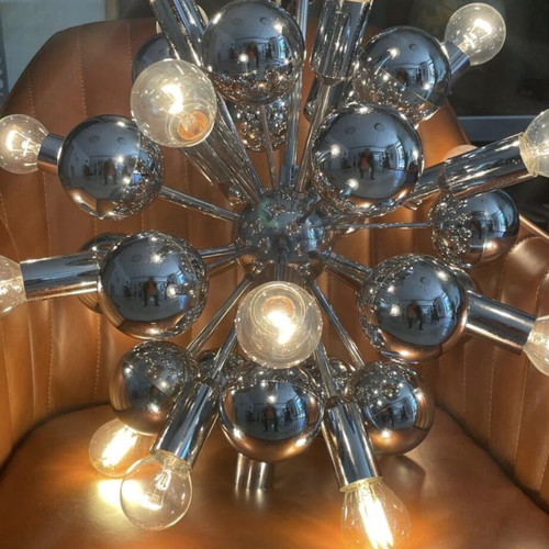 Vintage Sputnik chandelier by Cosack Leuchten, Germany