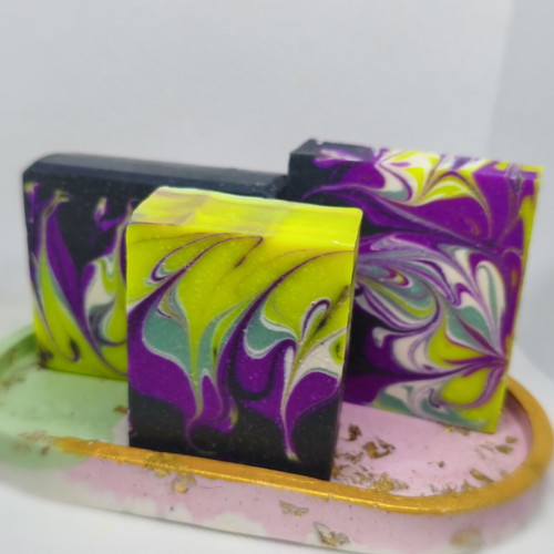Handmade decorative aromatic soap "Northern Lights"