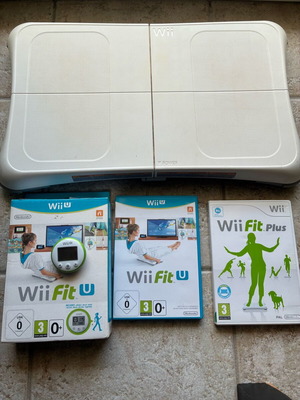 Wii Balance Board με Wii Fit και Wii Fit U σαν καινούργιο