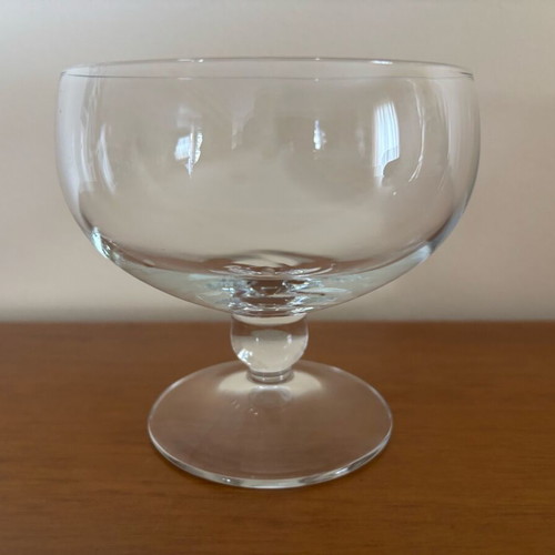 Glass cups and bowls like new, set of 12 pieces