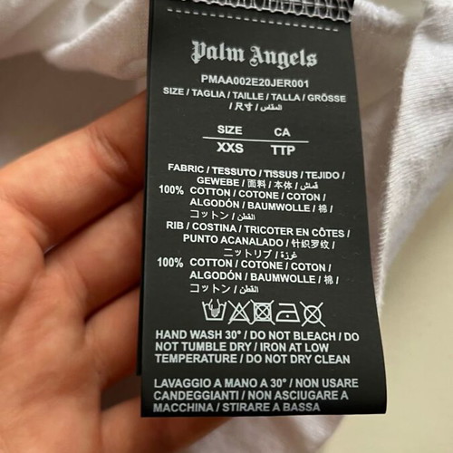 Palm Angels top new, white, size XS oversized