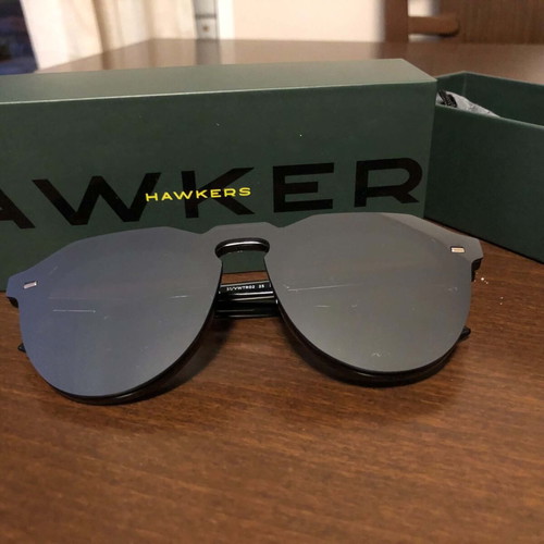 Hawkers sunglasses black mirror lenses new with original box
