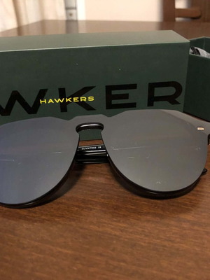 Hawkers sunglasses black mirror lenses new with original box