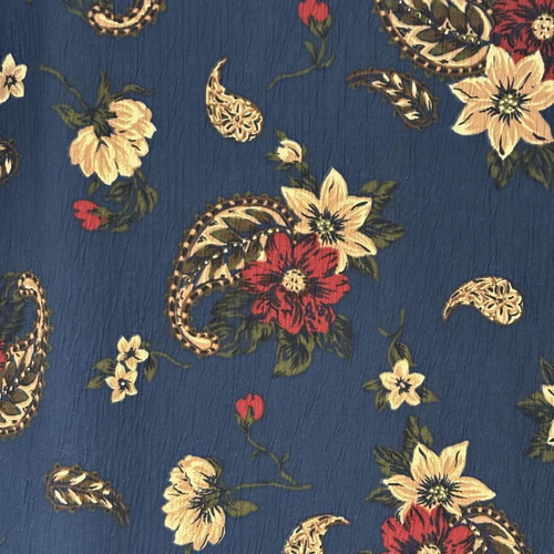 Blouse with short sleeves floral motifs like new, size M/L