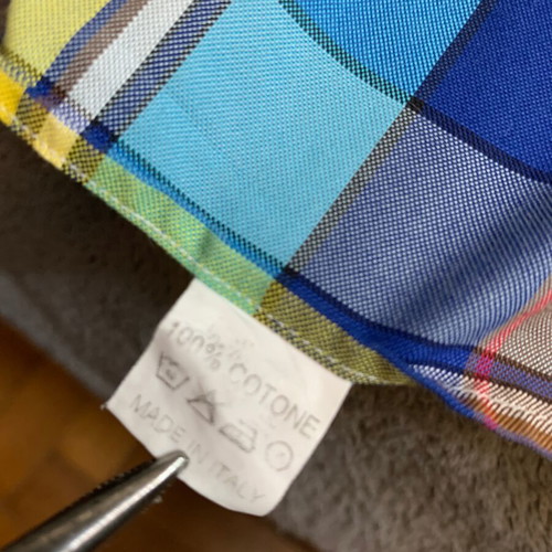 I Sarti di Milano multicolor cotton shirt XXL