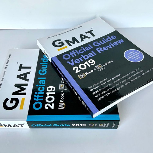 GMAT Official Guide 2019 and Official Guide Verbal Review 2019 new
