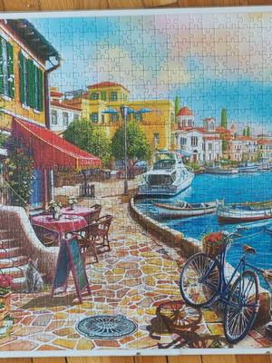 Παζλ σε κάδρο σαν καινούργιο, διαστάσεις 0,50x0,70