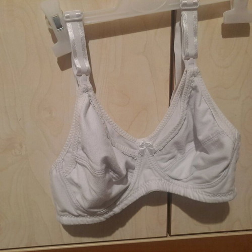 White nursing bra new