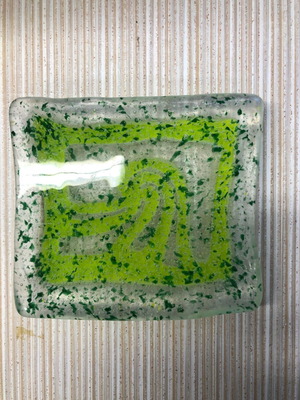Artistic glass table sculpture from Piltsak Institute Seattle