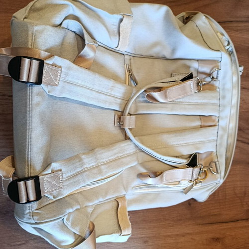 Backpack for Baby Walk used with multiple storage compartments