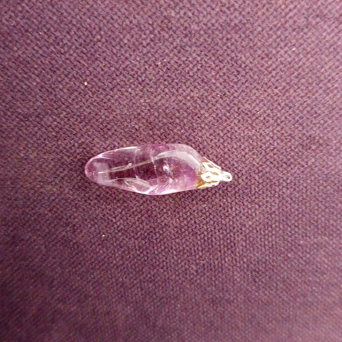 Natural Amethyst Crystal Pendant