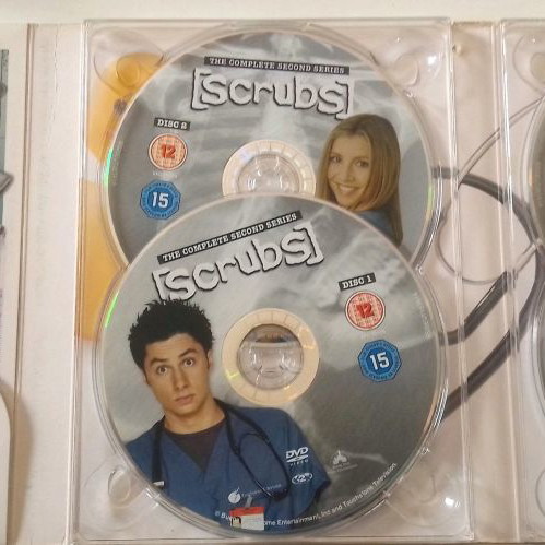 SCRUBS Series 1st&2nd season,8 DVD,46 EPISODES