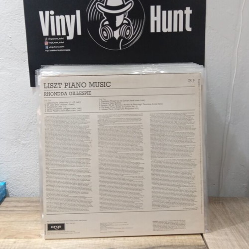 Liszt Piano Music vinyl used, classical