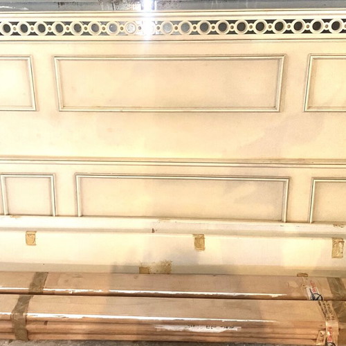 Handmade double bed used, Greek craftsmanship, 2m x 1.7m