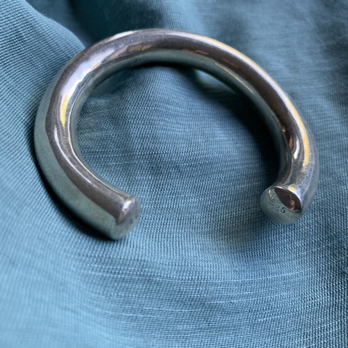 Silver Handmade Horseshoe Bracelet like new, 925 Sterling