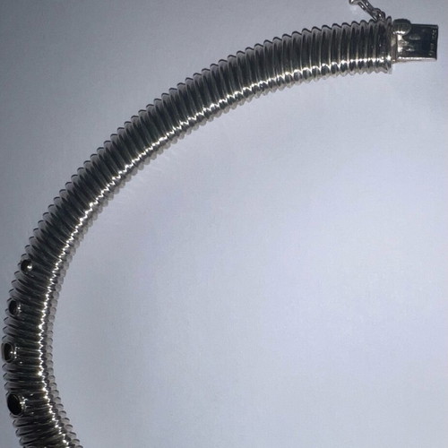 Ilias Lalaounis silver necklace with gold elements like new