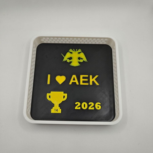 Handmade souvenir championship AEK FC 2016.