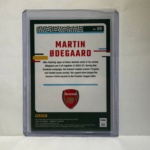 Panini Donruss Martin Odegaard Card 2023-24 #69 new