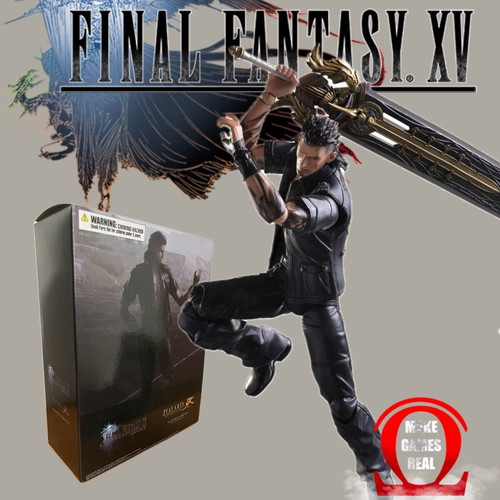 Final Fantasy XV Gladiolus action figure new, Play Arts, 28 cm