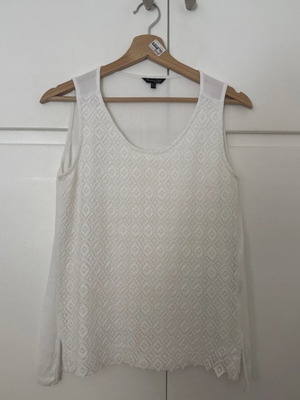 Massimo Dutti white blouse, size S