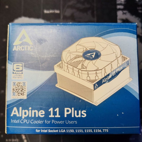 Arctic Alpine 11 Plus CPU Cooler used