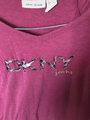 DKNY Jeans women's pink T-shirt like new, size S