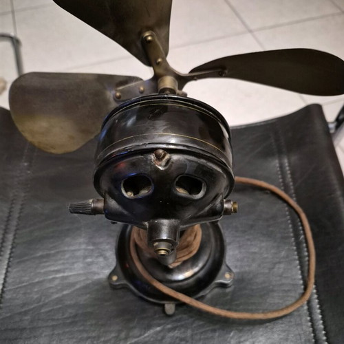 Vintage fan used, 1910-1920 decade, from Vienna