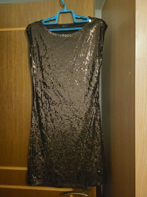 Ysatis evening dress like new, brown, size M