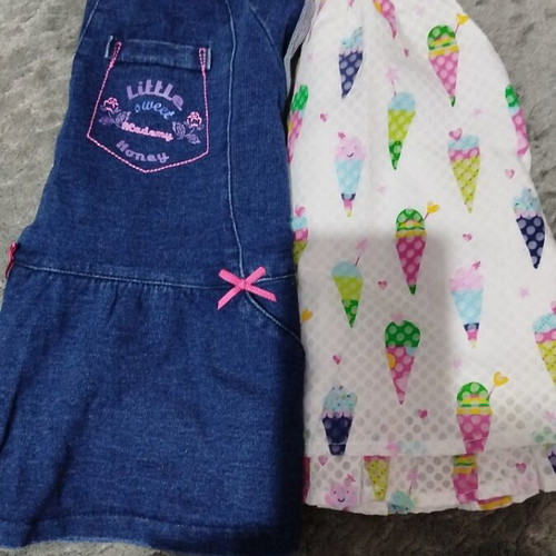 Baby dresses for 9-month-old girl Orchestra like new, 2 pieces
