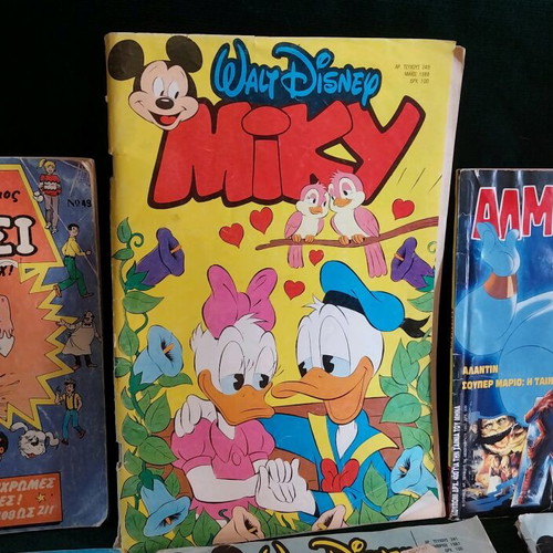 Comics used, pack of 12 from 1990