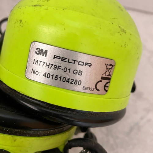 3M Peltor MT7H79F-01 GB communication earmuffs used, two-way