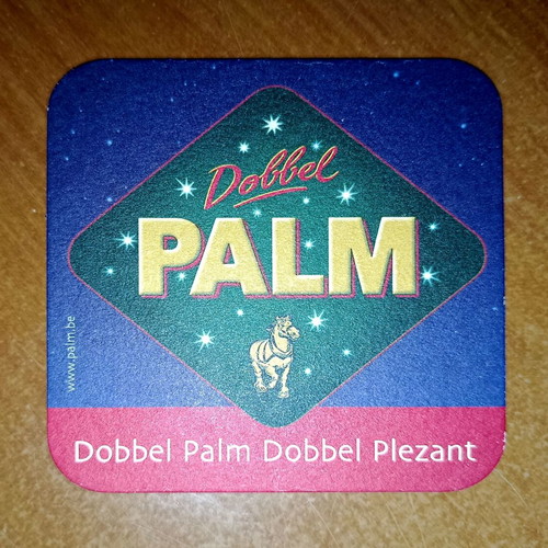 Dobbel Palm beer coaster new