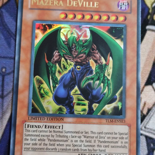 Mazera Seville Effect Monster Yu-Gi-Oh! card like new, ultra rare