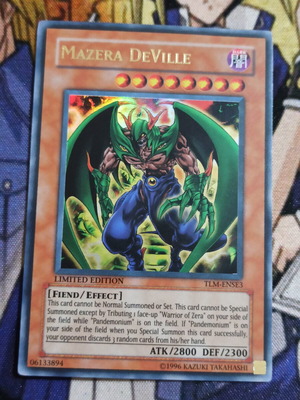 Mazera Seville Effect Monster Yu-Gi-Oh! card like new, ultra rare