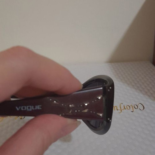 Vogue sunglasses used vintage purple frame gray lenses
