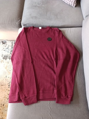 Joyce fine knit pullover like new, red, size XL 14