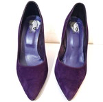 Petridis purple pumps used, size 39, 10 cm heel