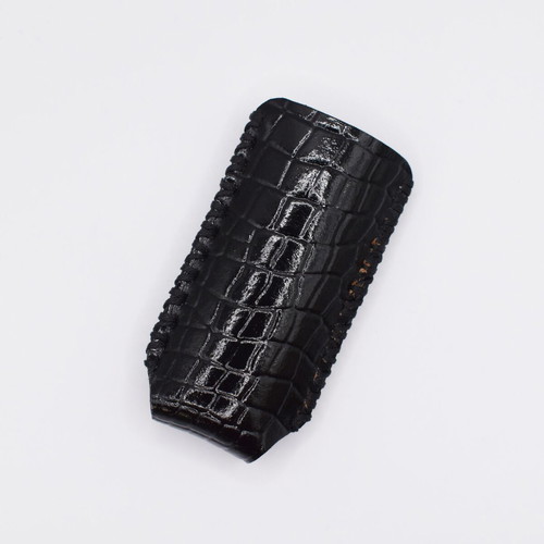 Black leather lighter case new