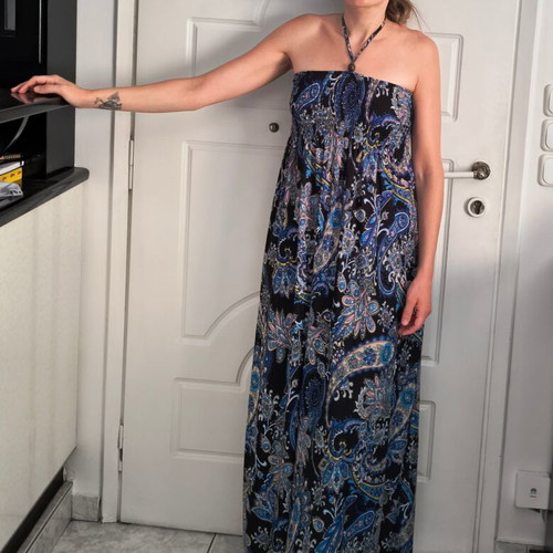 Dress size M-XL like new, colorful