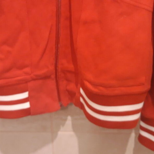 Evisu Jacket XL Red With Stripes Like New