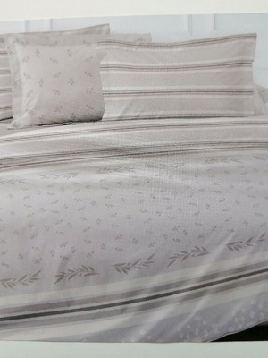 Kentia flannel single duvet cover new, 100% cotton, 160x240 with pillowcase