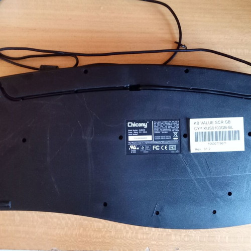 Keyboard with built-in smart card reader, like new