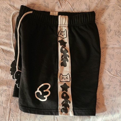 cute cotton shorts - cat design -goth lolita - japanese harajuku fashion kawaii