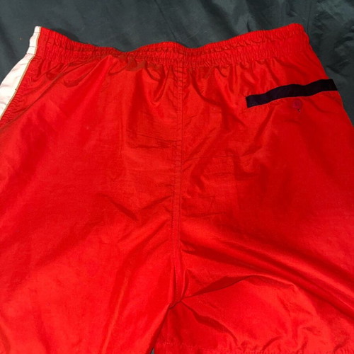 Pull and Shark swim shorts used, size L, red multicolor