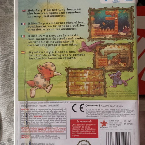 Ivy the Kiwi? Nintendo Wii game like new, puzzle